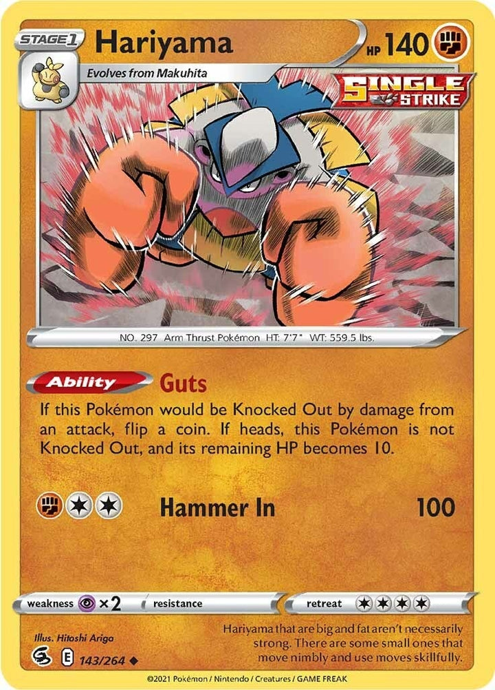 Image for Hariyama (143/264) (SWSH08) - Pokemon