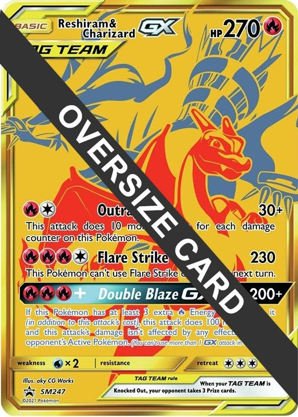 Image for Reshiram & Charizard GX - SM247 (SM247) (PR) - Pokemon