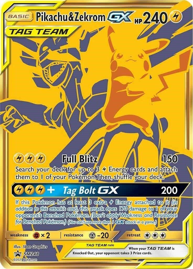 Image for Pikachu & Zekrom GX - SM248 (SM248) (SMP) - Pokemon