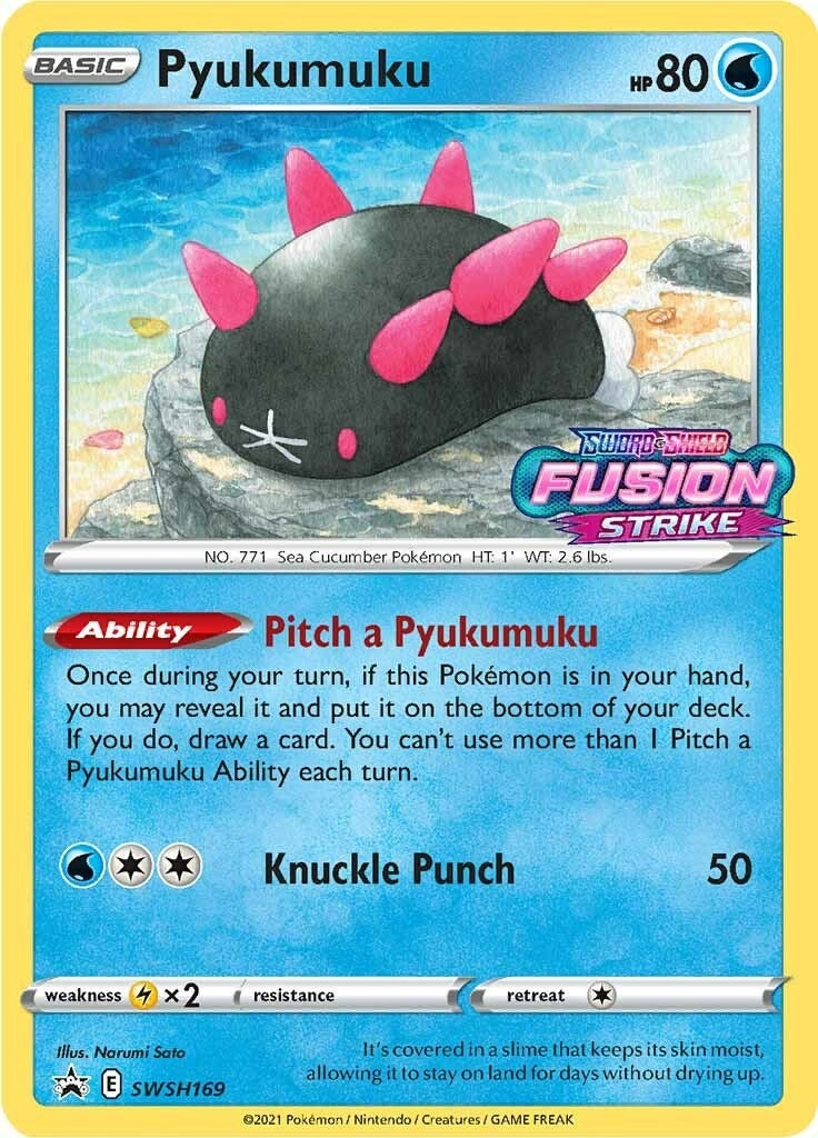Image for Pyukumuku - SWSH169 (Prerelease) (SWSH169) (SWSD) - Pokemon