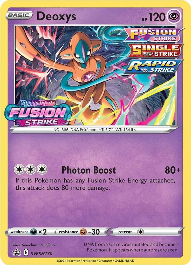 Image for Deoxys - SWSH170 (Prerelease) (SWSH170) (SWSD) - Pokemon