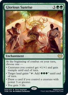 Image for Glorious Sunrise (200) - Magic: The Gathering