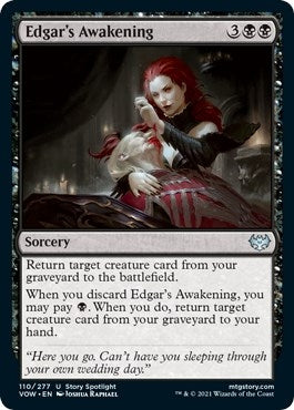 Image for Edgar's Awakening (110) - Magic: The Gathering