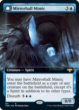 Image for Mirrorhall Mimic (Extended Art) (361) - Magic: The Gathering