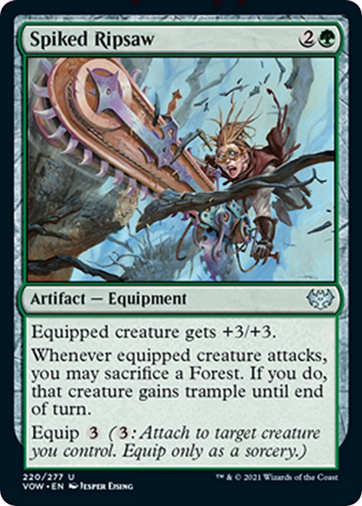 Image for Spiked Ripsaw (220) - Magic: The Gathering