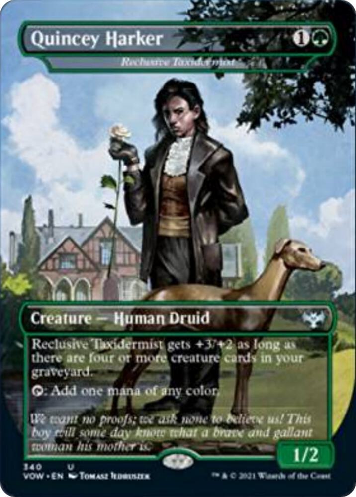 Image for Quincey Harker - Reclusive Taxidermist (340) - Magic: The Gathering
