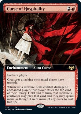 Image for Curse of Hospitality (Extended Art) (377) - Magic: The Gathering