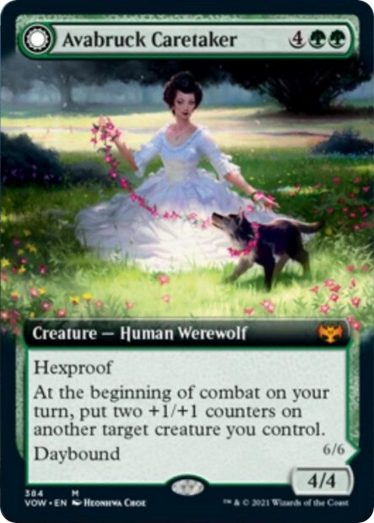 Image for Avabruck Caretaker (Extended Art) (384) - Magic: The Gathering