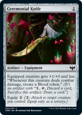 Image for Ceremonial Knife (254) - Magic: The Gathering