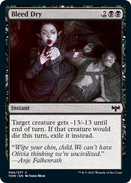 Image for Bleed Dry (94) - Magic: The Gathering