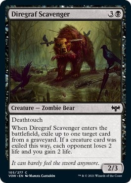 Image for Diregraf Scavenger (105) - Magic: The Gathering
