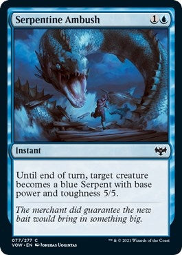 Image for Serpentine Ambush (77) - Magic: The Gathering
