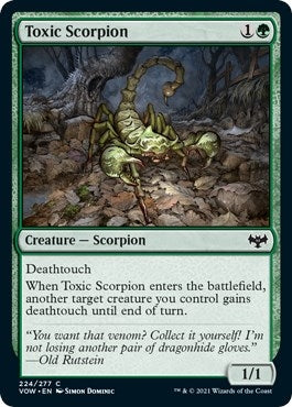 Image for Toxic Scorpion (224) - Magic: The Gathering