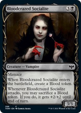 Image for Bloodcrazed Socialite (Showcase) (288) - Magic: The Gathering