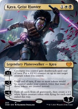 Image for Kaya, Geist Hunter (Borderless) (280) - Magic: The Gathering