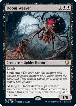 Image for Doom Weaver (34) - Magic: The Gathering