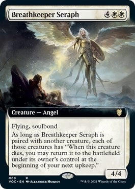 Image for Breathkeeper Seraph (Extended Art) (69) (VOC) - Magic: The Gathering