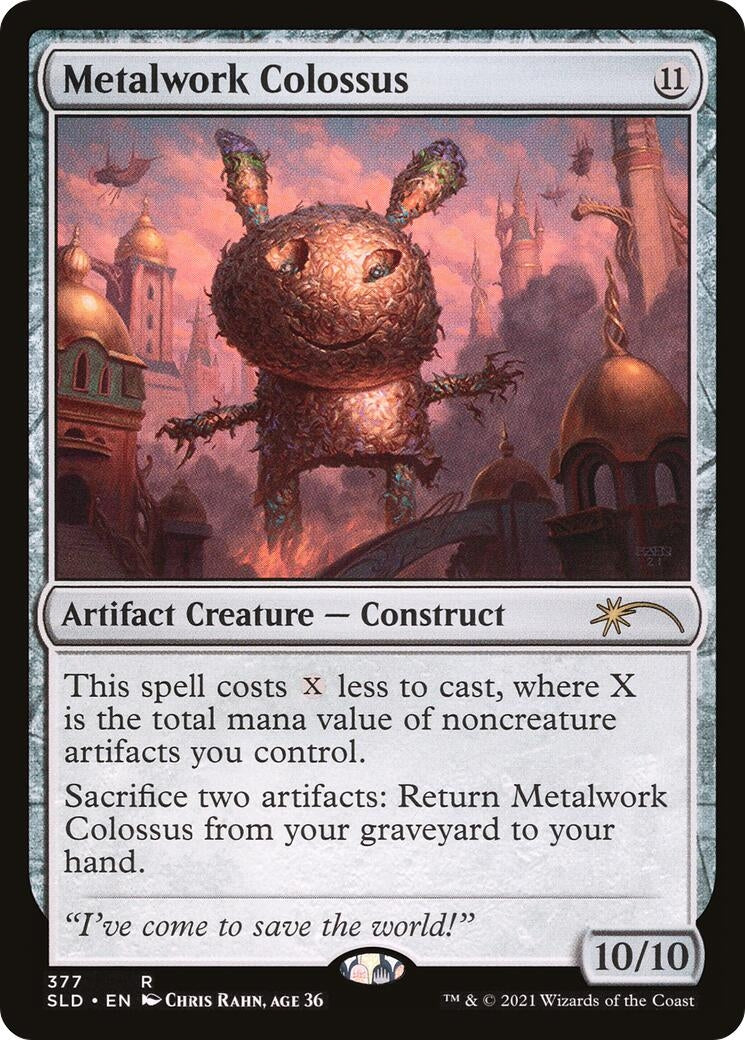 Image for Metalwork Colossus (377) (377) - Magic: The Gathering