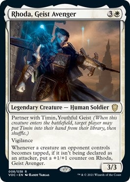 Image for Rhoda, Geist Avenger (8) (VOC) - Magic: The Gathering