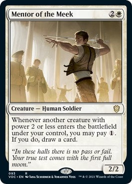 Image for Mentor of the Meek (93) (VOC) - Magic: The Gathering