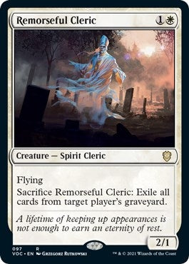 Image for Remorseful Cleric (97) (VOC) - Magic: The Gathering