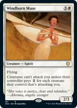 Image for Windborn Muse (101) (VOC) - Magic: The Gathering