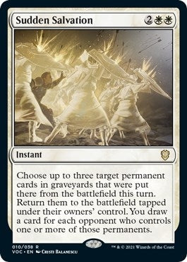 Image for Sudden Salvation (10) (VOC) - Magic: The Gathering