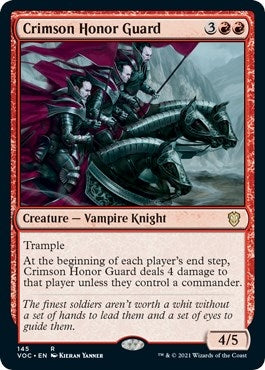 Image for Crimson Honor Guard (145) (VOC) - Magic: The Gathering