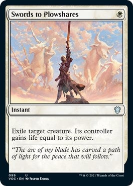 Image for Swords to Plowshares (99) - Magic: The Gathering