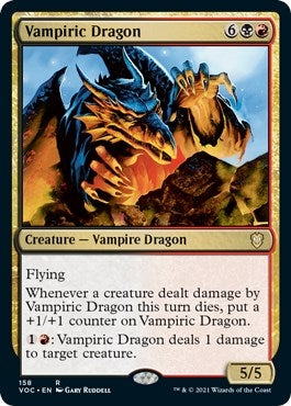 Image for Vampiric Dragon (158) (VOC) - Magic: The Gathering