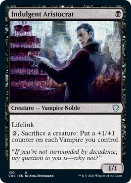 Image for Indulgent Aristocrat (130) - Magic: The Gathering