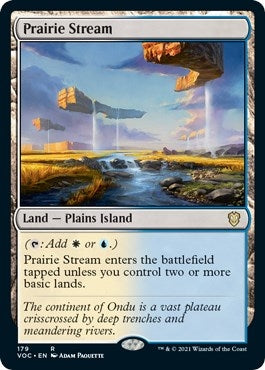 Image for Prairie Stream (179) (VOC) - Magic: The Gathering