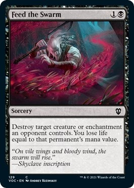 Image for Feed the Swarm (129) (VOC) - Magic: The Gathering