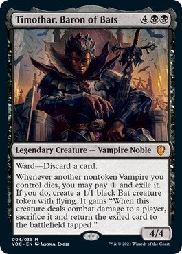 Image for Timothar, Baron of Bats (4) (VOC) - Magic: The Gathering
