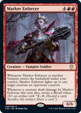 Image for Markov Enforcer (26) (VOC) - Magic: The Gathering
