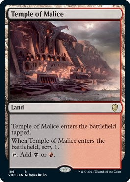 Image for Temple of Malice (186) - Magic: The Gathering