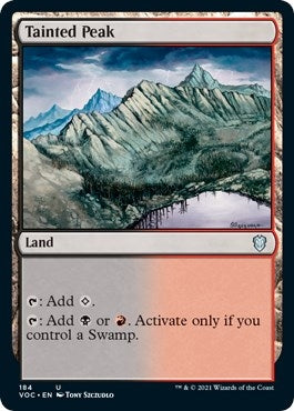 Image for Tainted Peak (184) - Magic: The Gathering