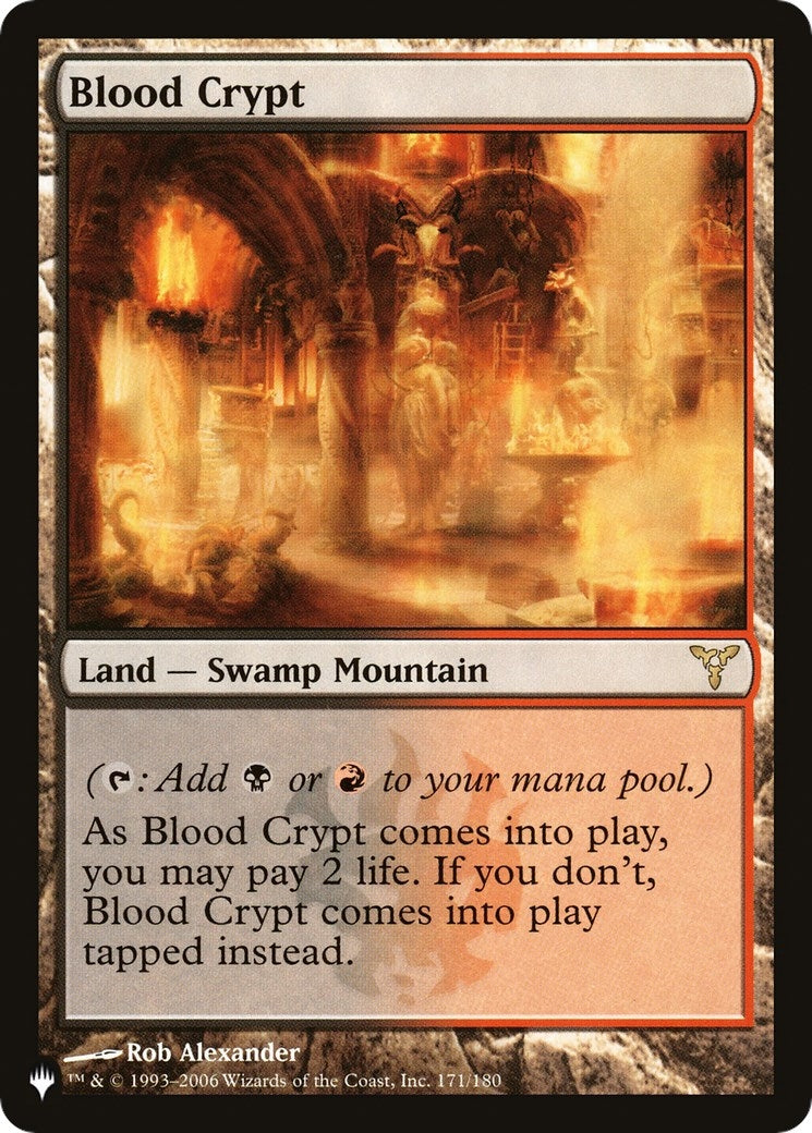 Image for Blood Crypt (171/180) - Magic: The Gathering