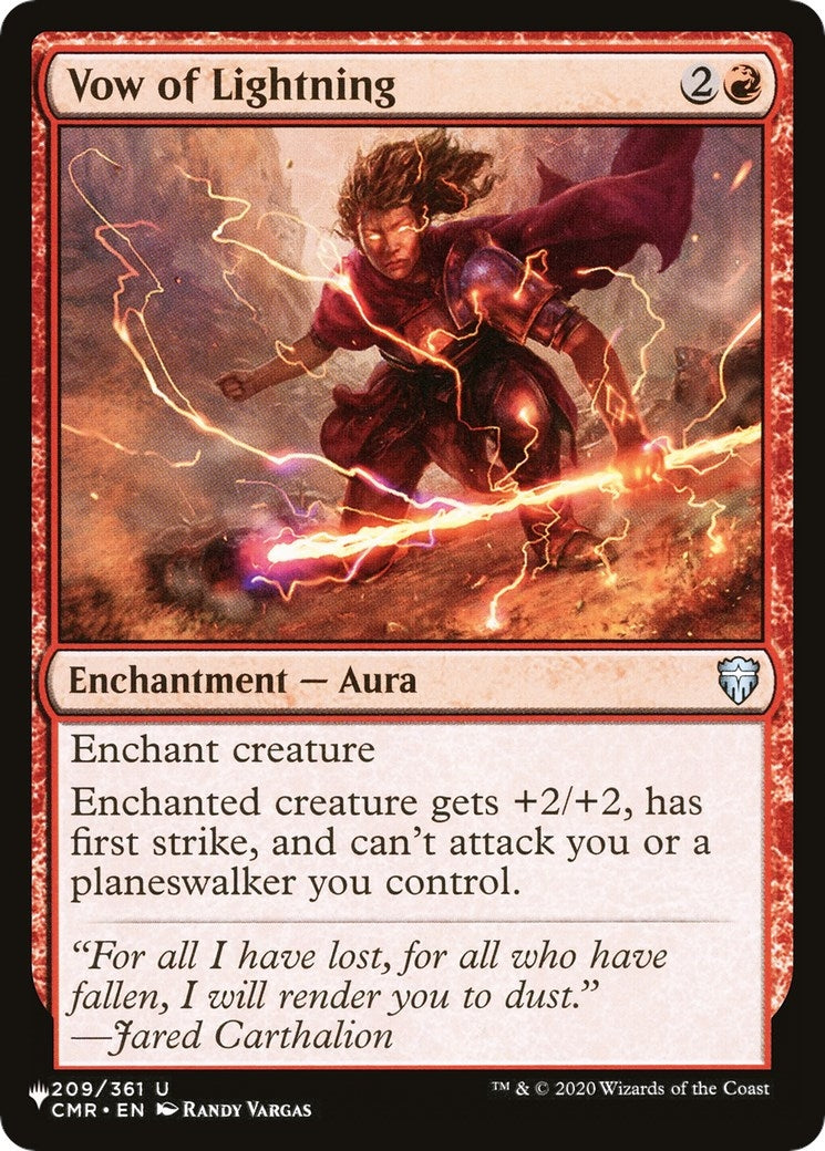Image for Vow of Lightning (209/361) - Magic: The Gathering