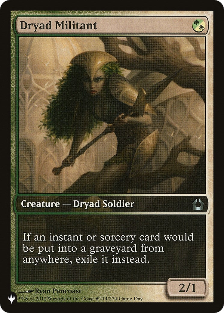 Image for Dryad Militant (214/274) - Magic: The Gathering