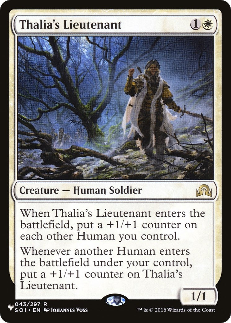 Image for Thalia's Lieutenant (043/297) - Magic: The Gathering