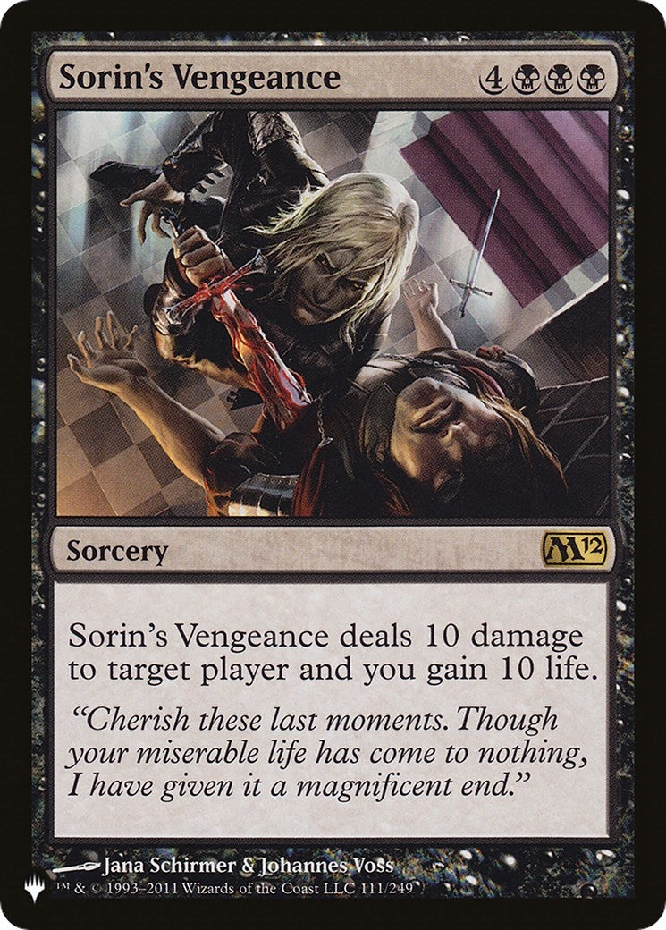 Image for Sorin's Vengeance (111/249) - Magic: The Gathering