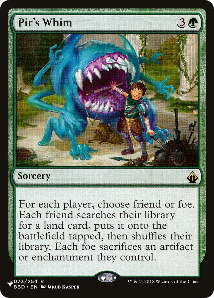 Image for Pir's Whim (073/254) - Magic: The Gathering