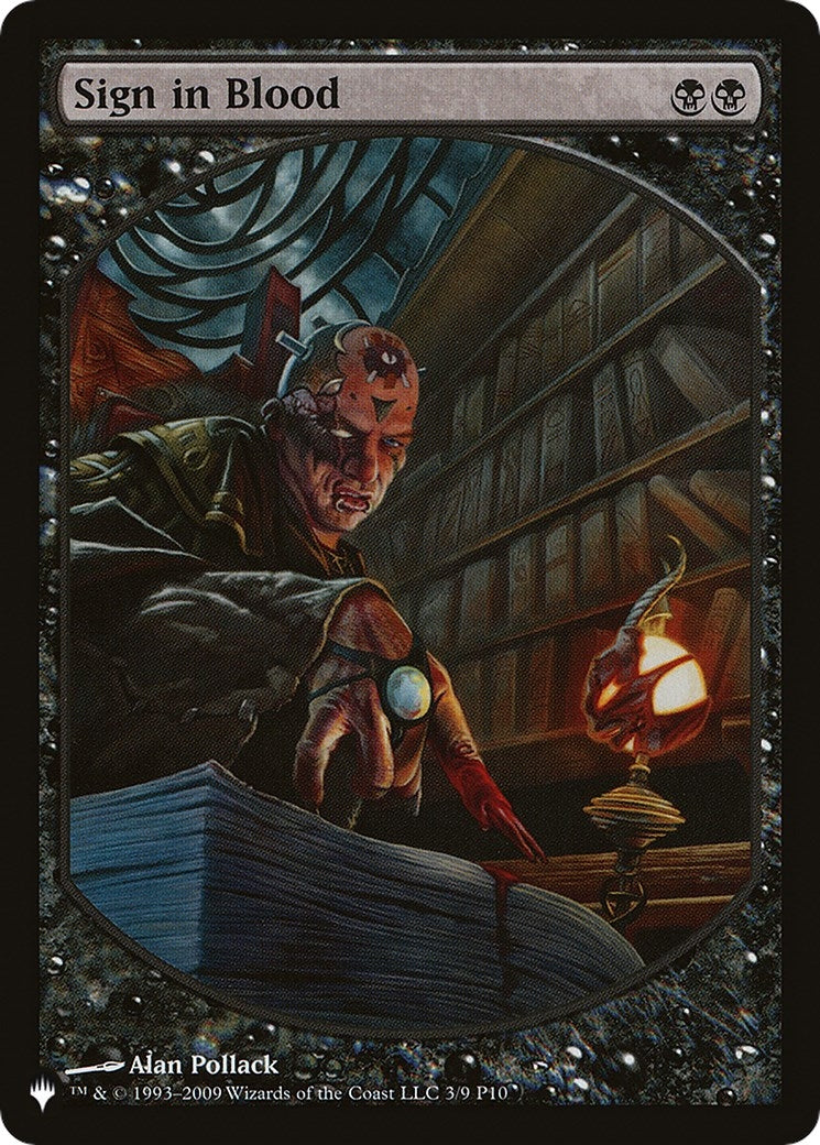 Image for Sign in Blood (P10) (9-Mar) (LIST) - Magic: The Gathering