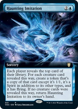 Image for Haunting Imitation (Extended Art) (51) (VOC) - Magic: The Gathering