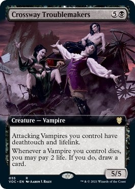 Image for Crossway Troublemakers (Extended Art) (55) - Magic: The Gathering
