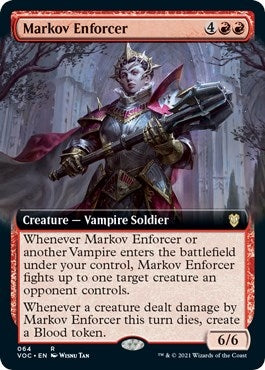 Image for Markov Enforcer (Extended Art) (64) (VOC) - Magic: The Gathering