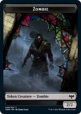 Image for Zombie Token (008) (8) - Magic: The Gathering