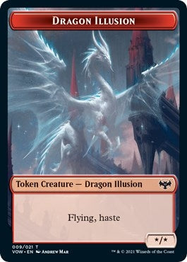 Image for Dragon Illusion Token (9) - Magic: The Gathering