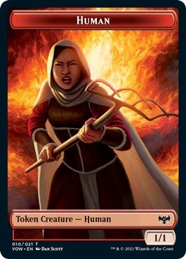 Image for Human Token (010) (10) - Magic: The Gathering
